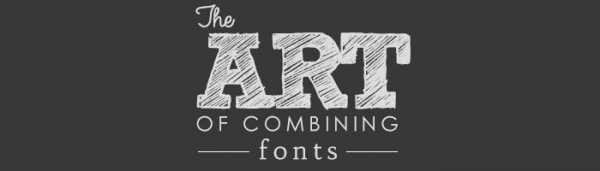 Infographic The art of combining fonts