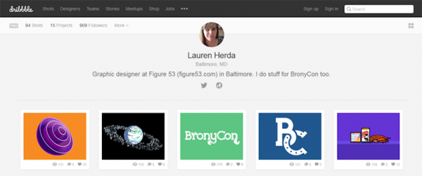 Designers To Follow On Dribbble Lauren Herda