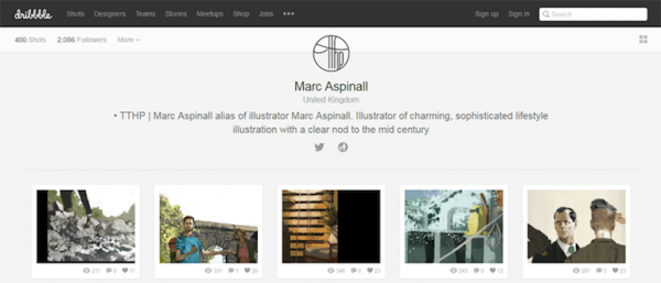 Designers To Follow On Dribbble Marc Aspinall