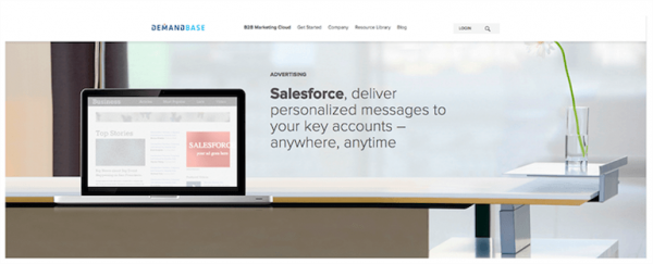 Demandbase personalized message