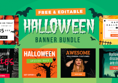 Halloween Banner Ad Templates Examples