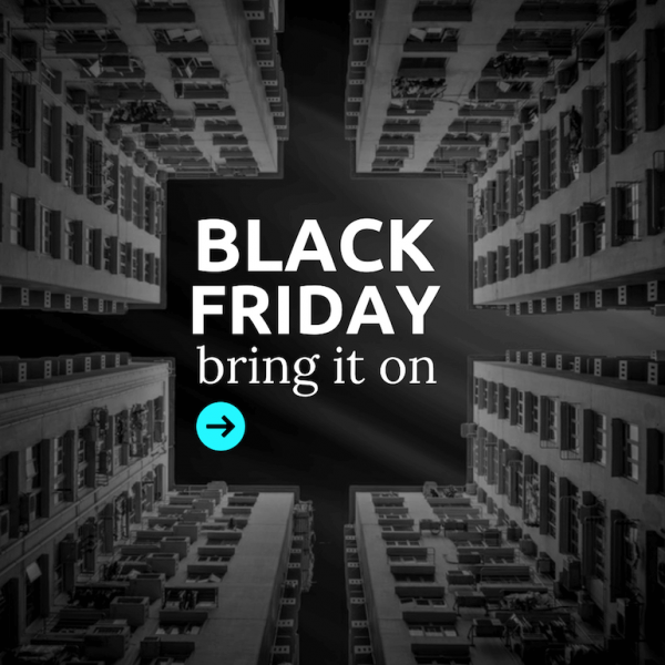 Black Friday Gloomy Banner Ad Template