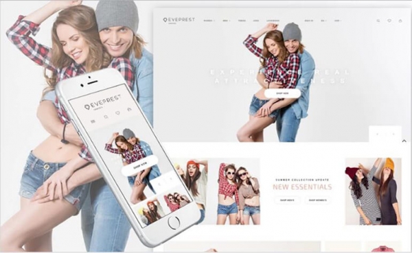 Parallax Fashion Boutique PrestaShop Theme