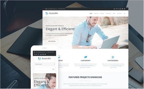 Parallax Business & Corporate Drupal Template