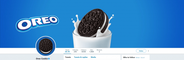 Oreo Twitter Cover Photo