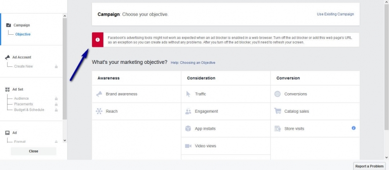 facebook ads manager