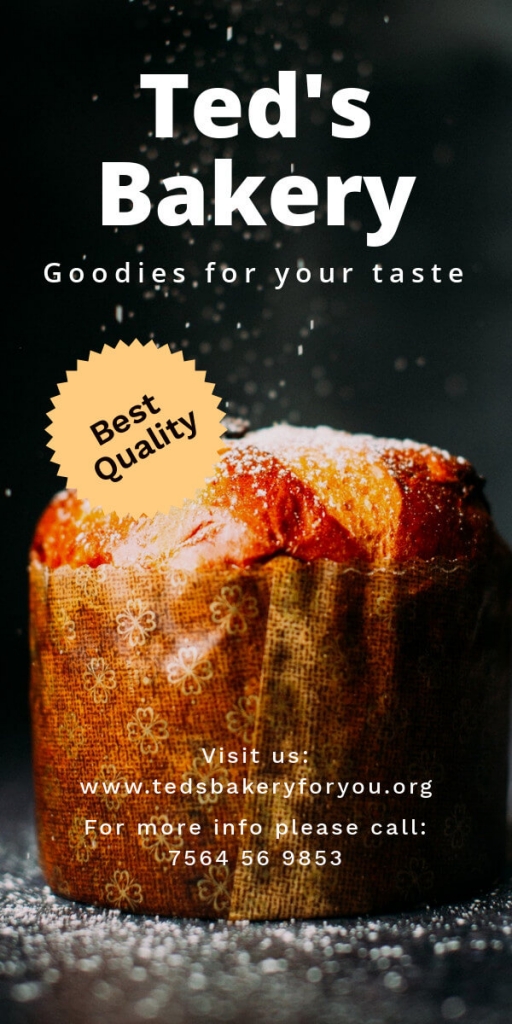 bakery design template for pinterest