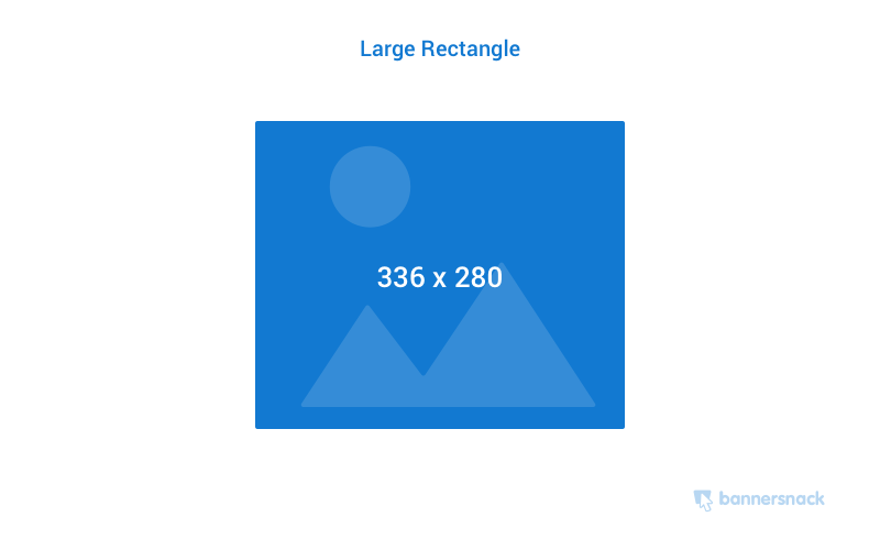 Large Rectangle banner ad