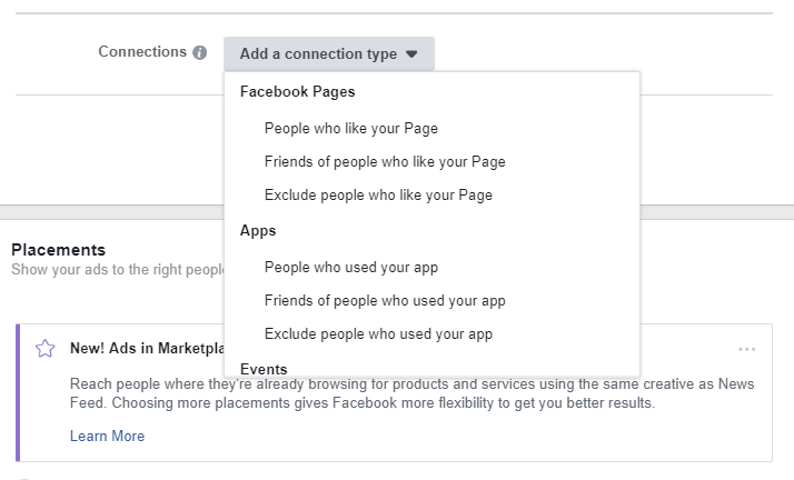 online advertising - facebook ads - audience segmentation