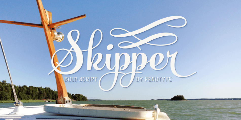 Skipper - romantic elegant font